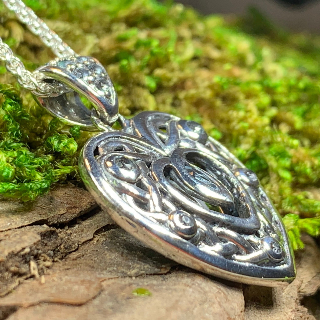 Emilie Celtic Heart Necklace