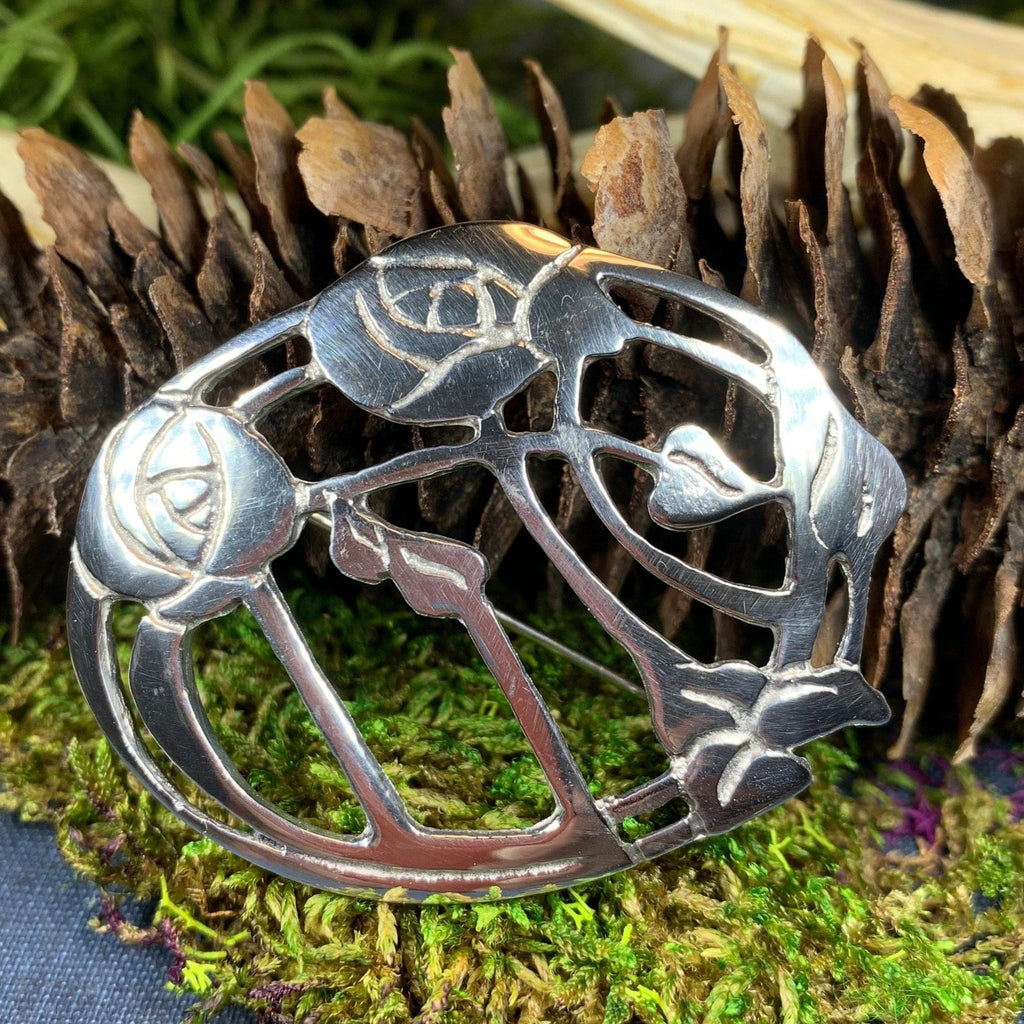Mackintosh Summer Roses Brooch