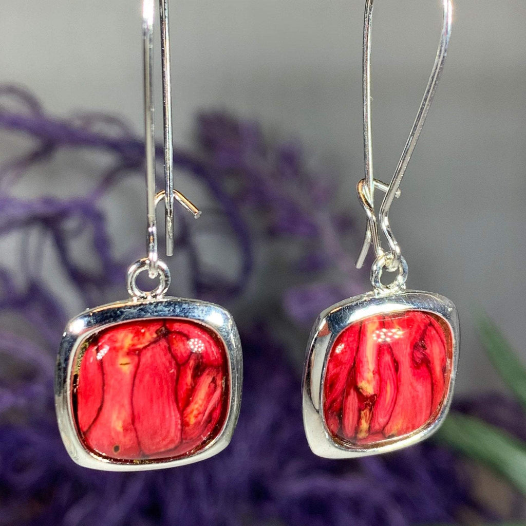 Heathergems Celtic Square Earrings