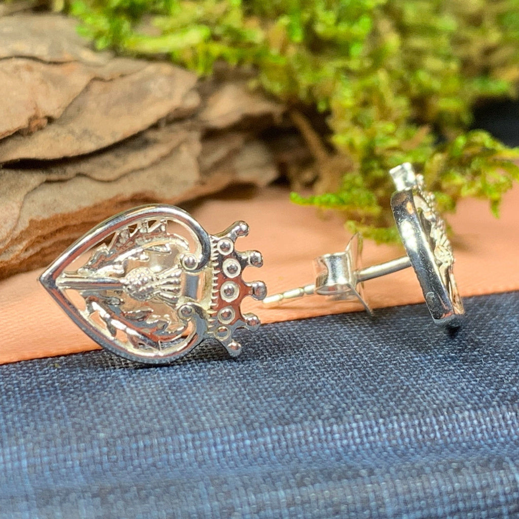 Regal Thistle Luckenbooth Earrings