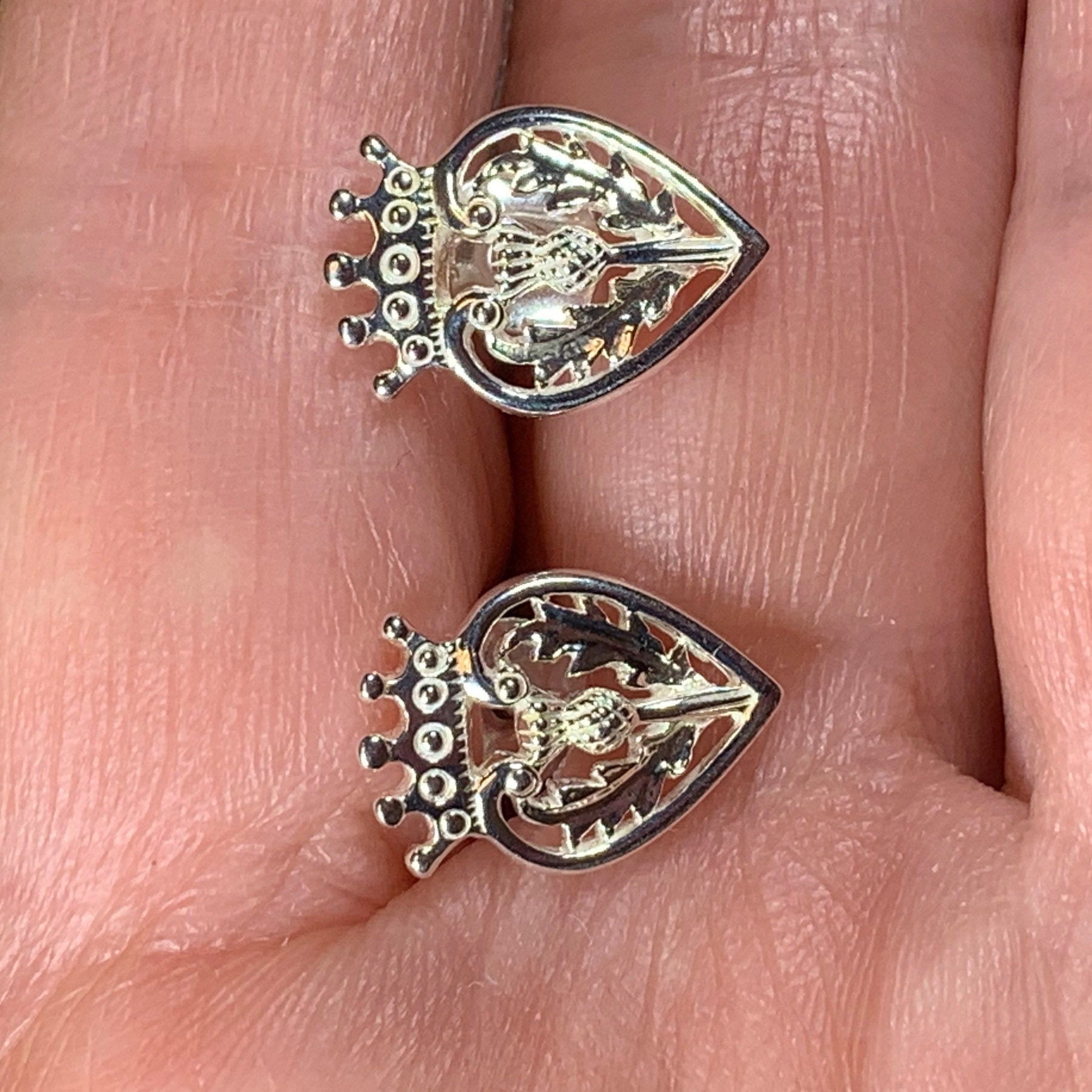 Regal Thistle Luckenbooth Earrings