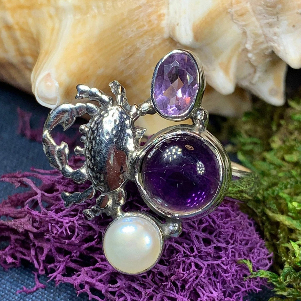 Purple Crab Ring