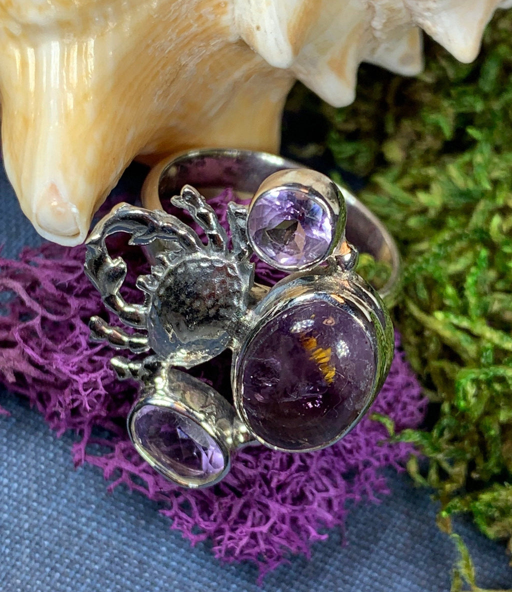 Purple Crab Ring