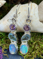 Celtic Twilight Opal Earrings