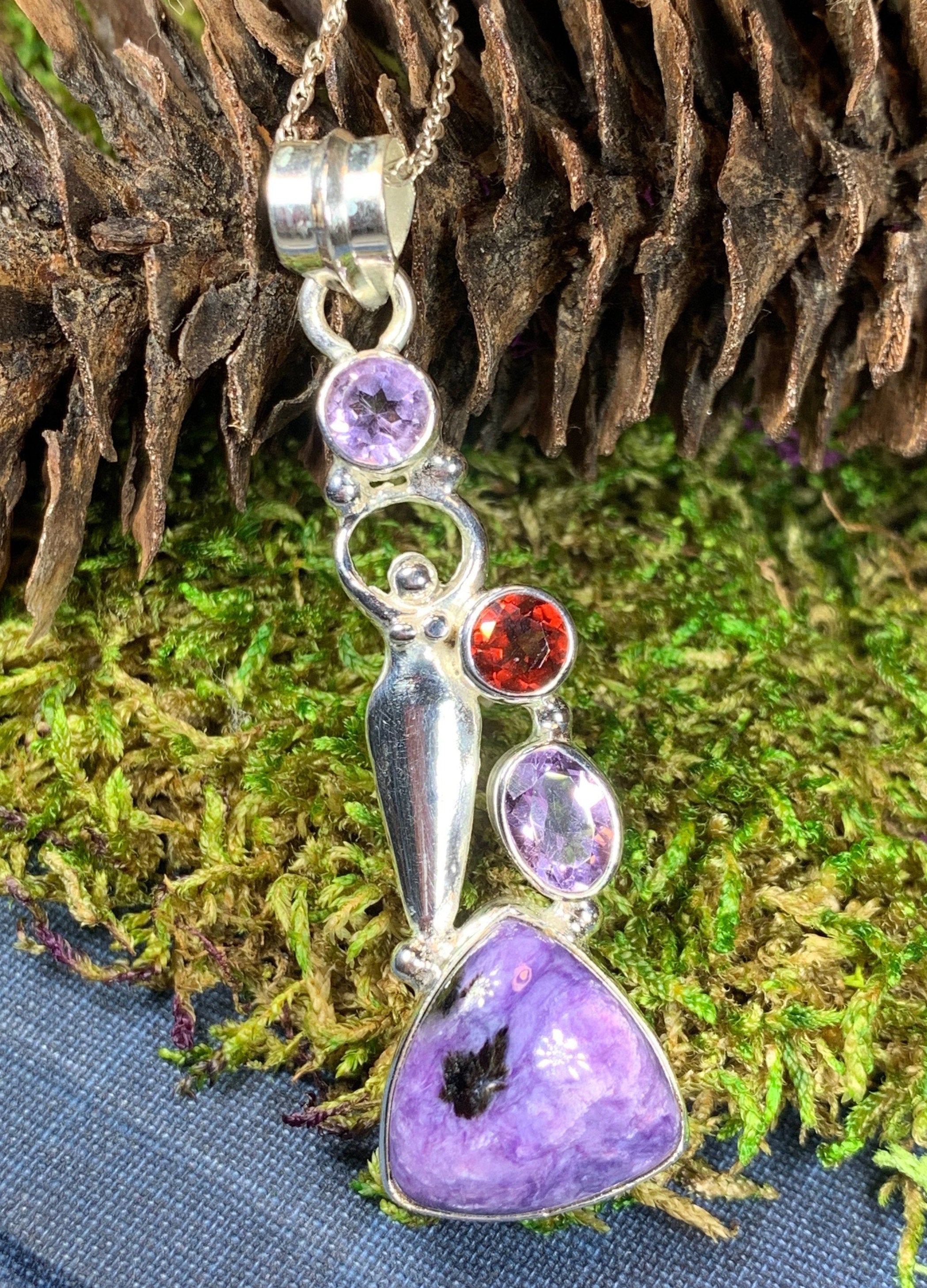 Purple Goddess Necklace