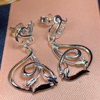 Bluebell Art Deco Earrings