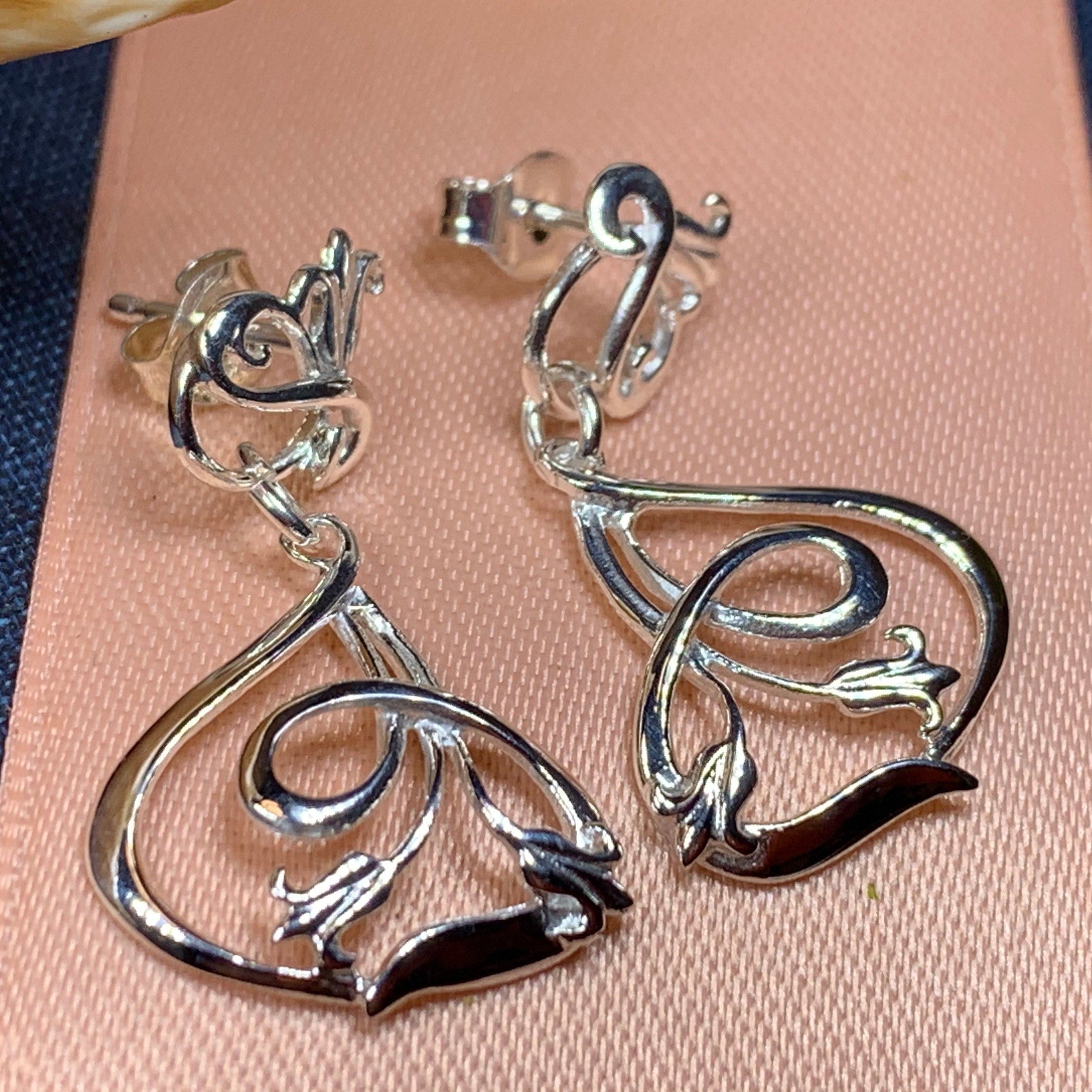 Bluebell Art Deco Earrings