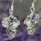Marcasite Thistle Earrings