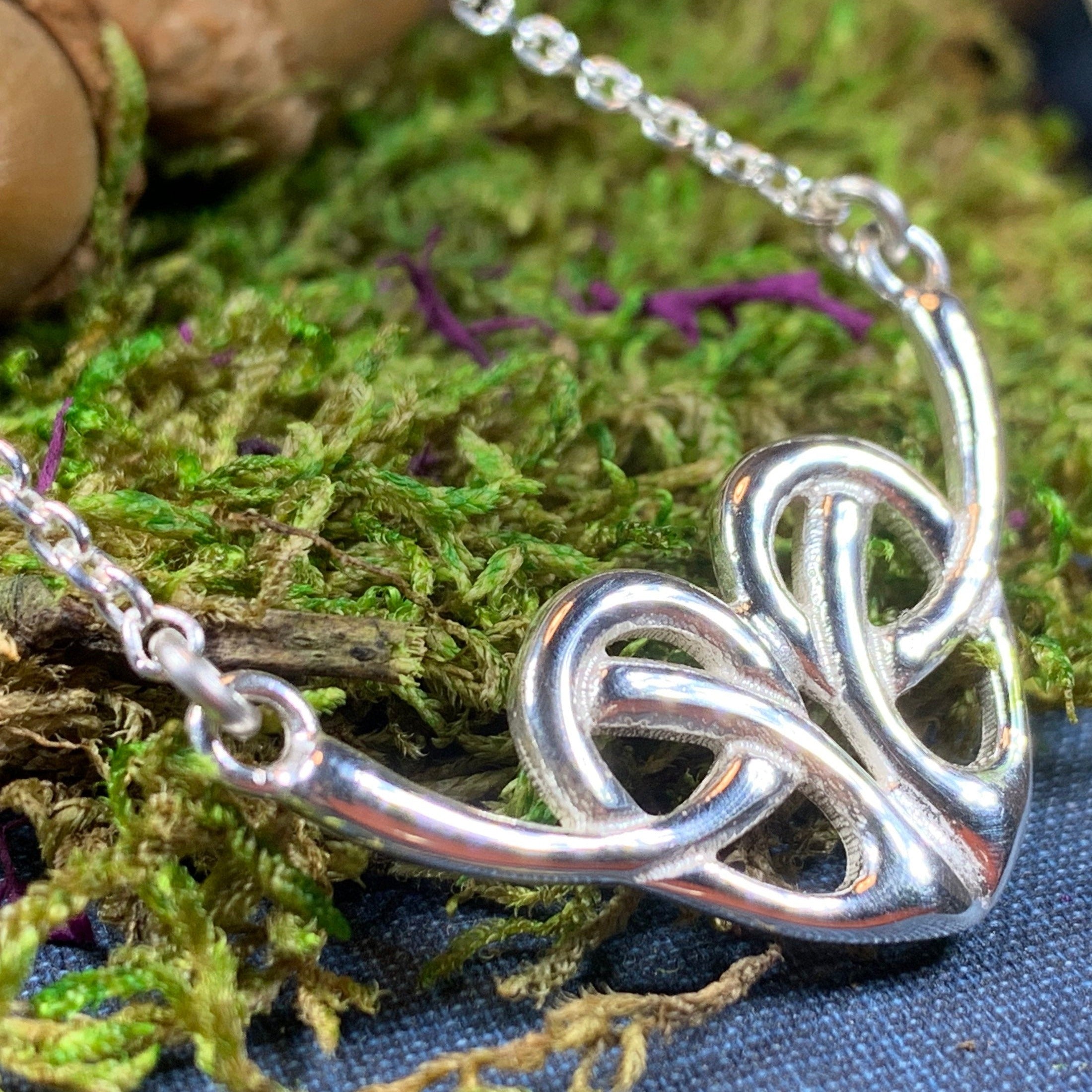 Daphne Celtic Heart Necklace