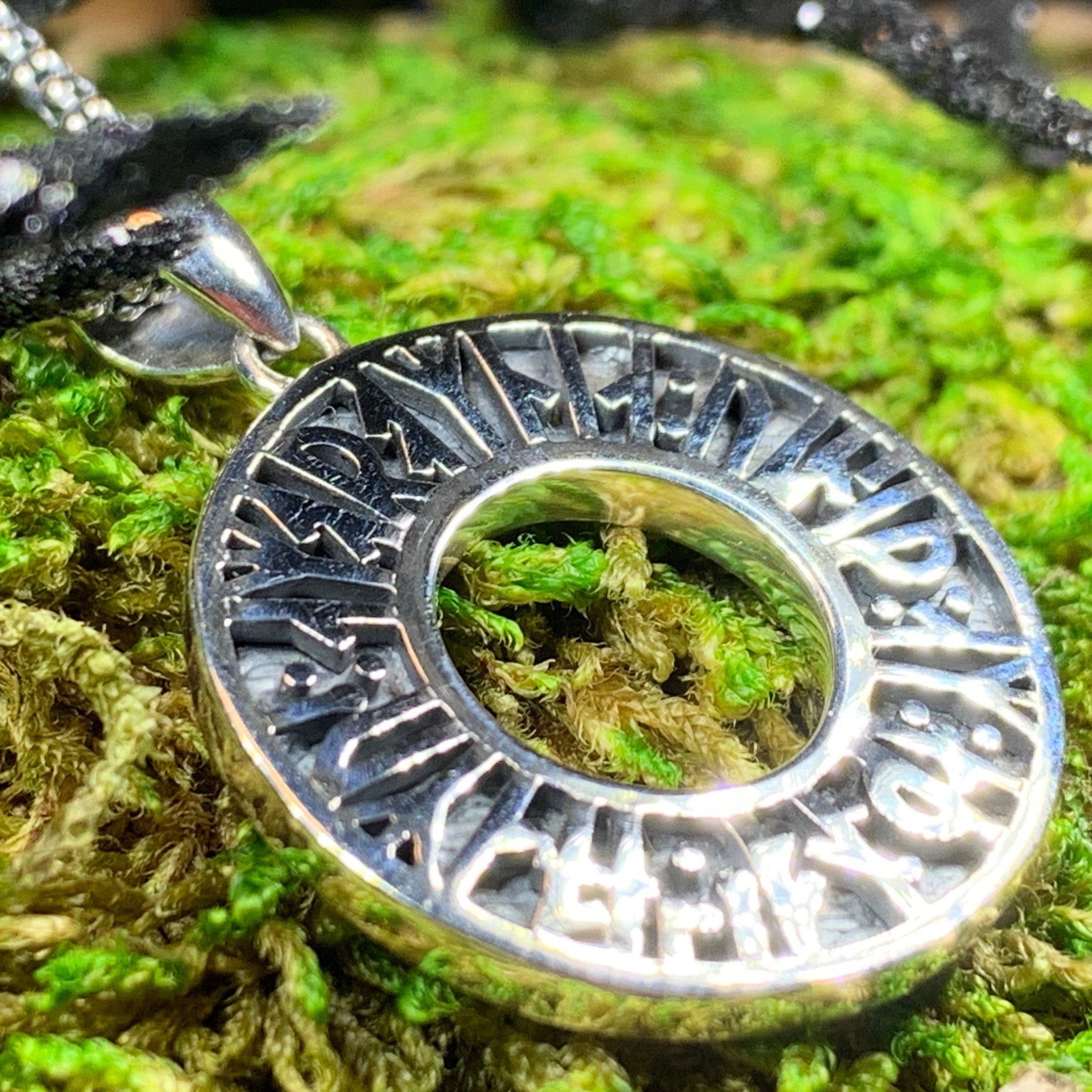 Love Conquers Norse Runes Necklace