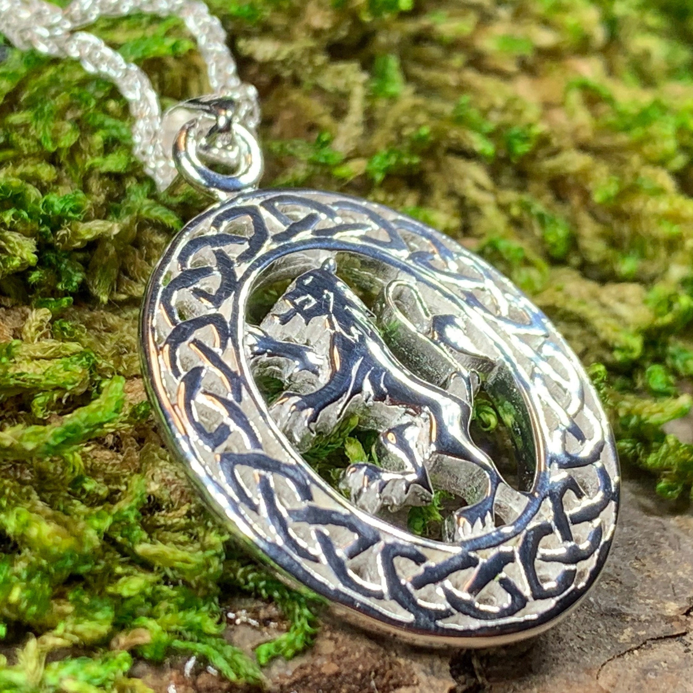 Caledonia Scotland Lion Necklace
