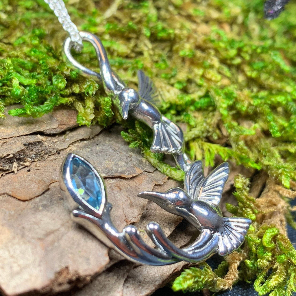 Celtic Hummingbird Necklace