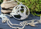 Long Peace Doves Necklace