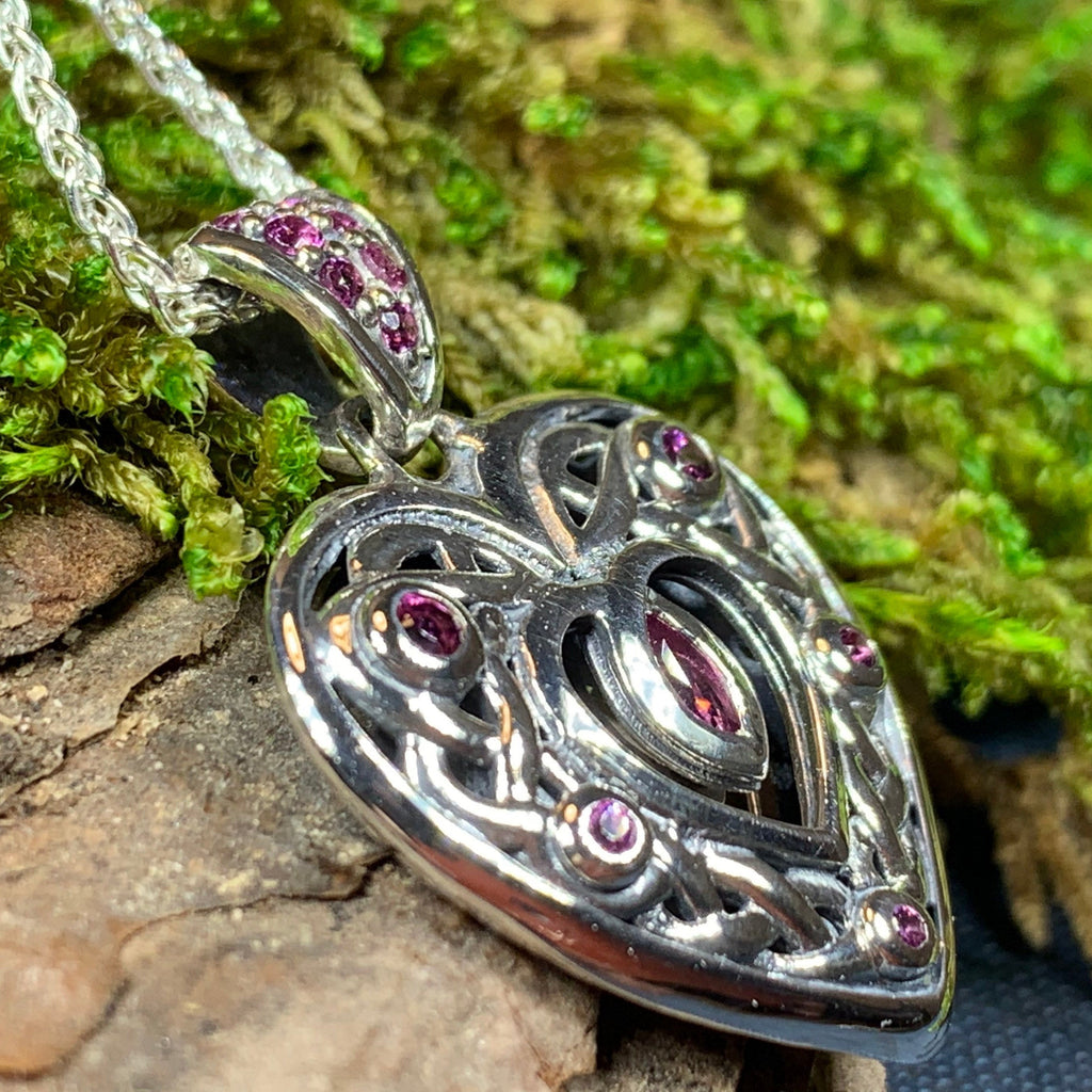 Emilie Celtic Heart Necklace