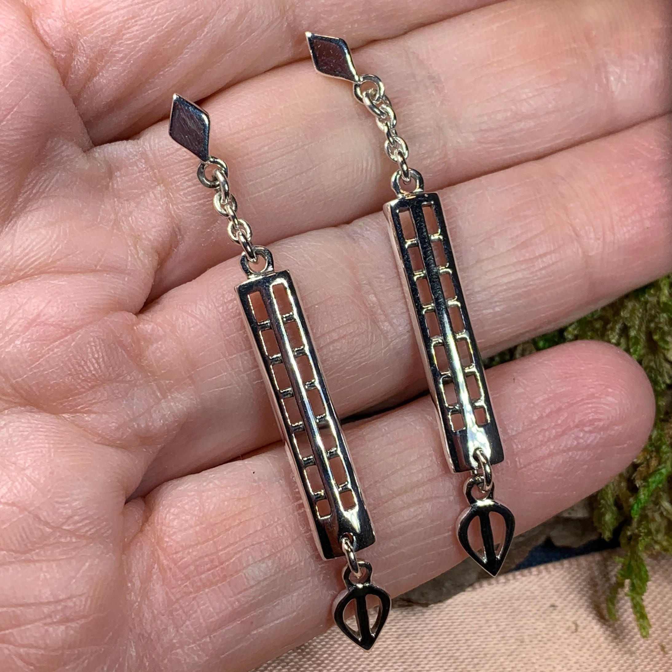 Mackintosh Art Deco Earrings