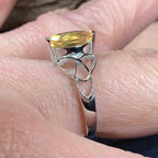 Millicent Celtic Trinity Knot Ring