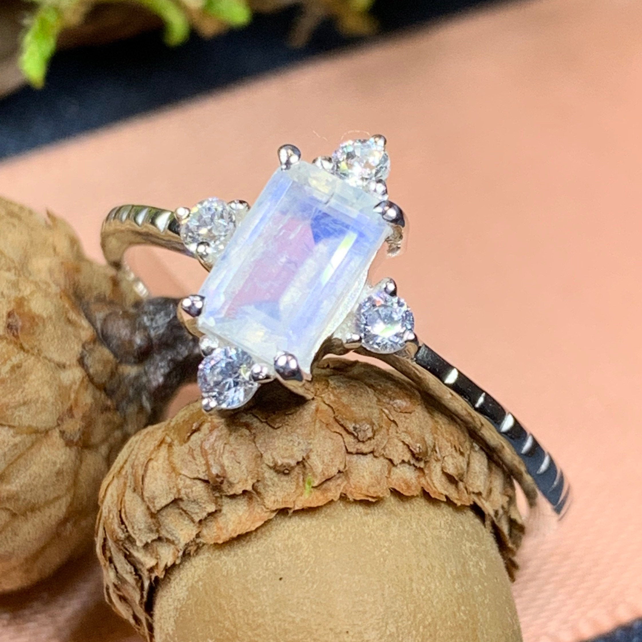 Clarissa Moonstone Ring