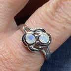 Goldevia Moonstone Ring
