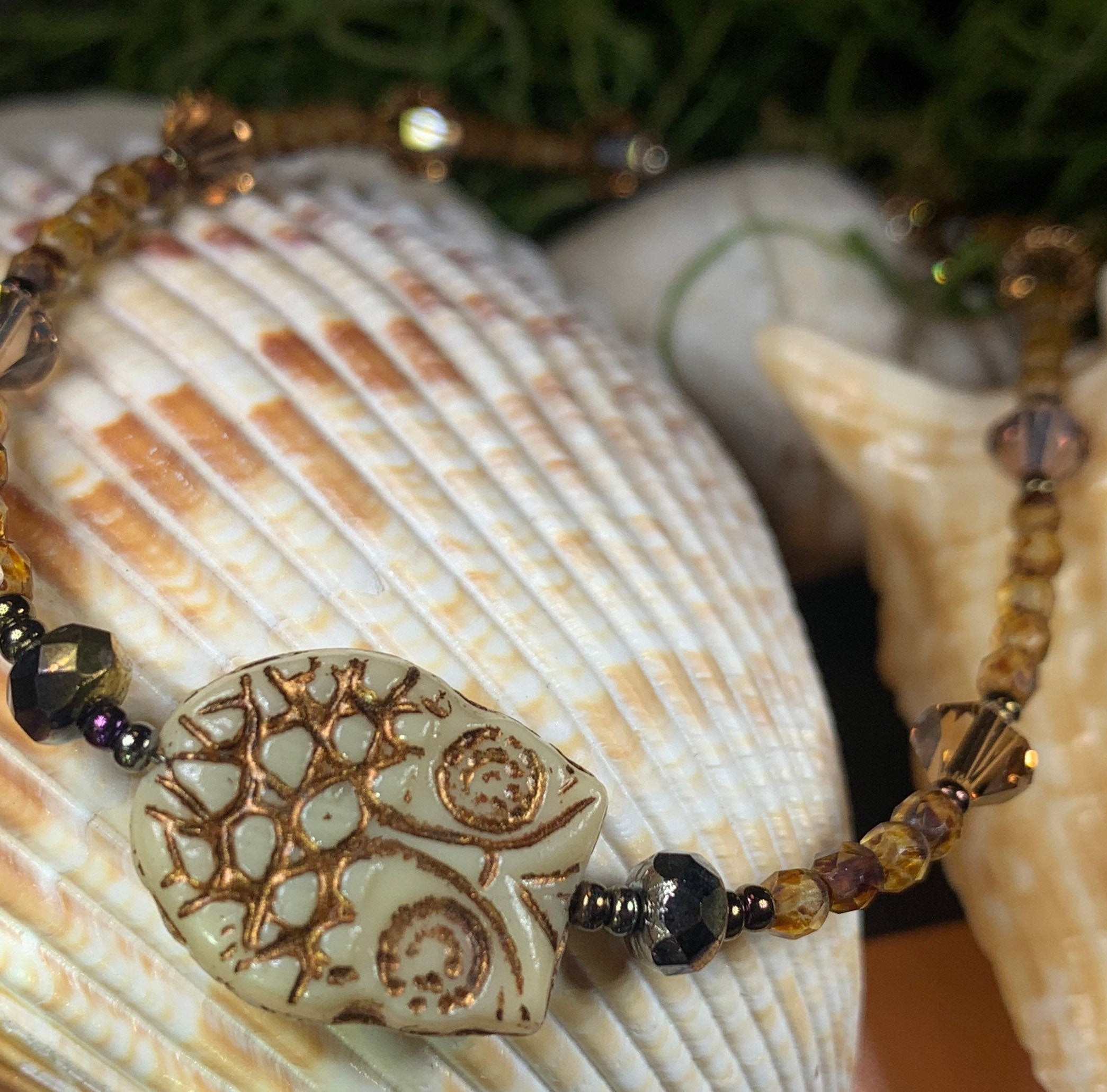 Artisan Owl Ankle Bracelet