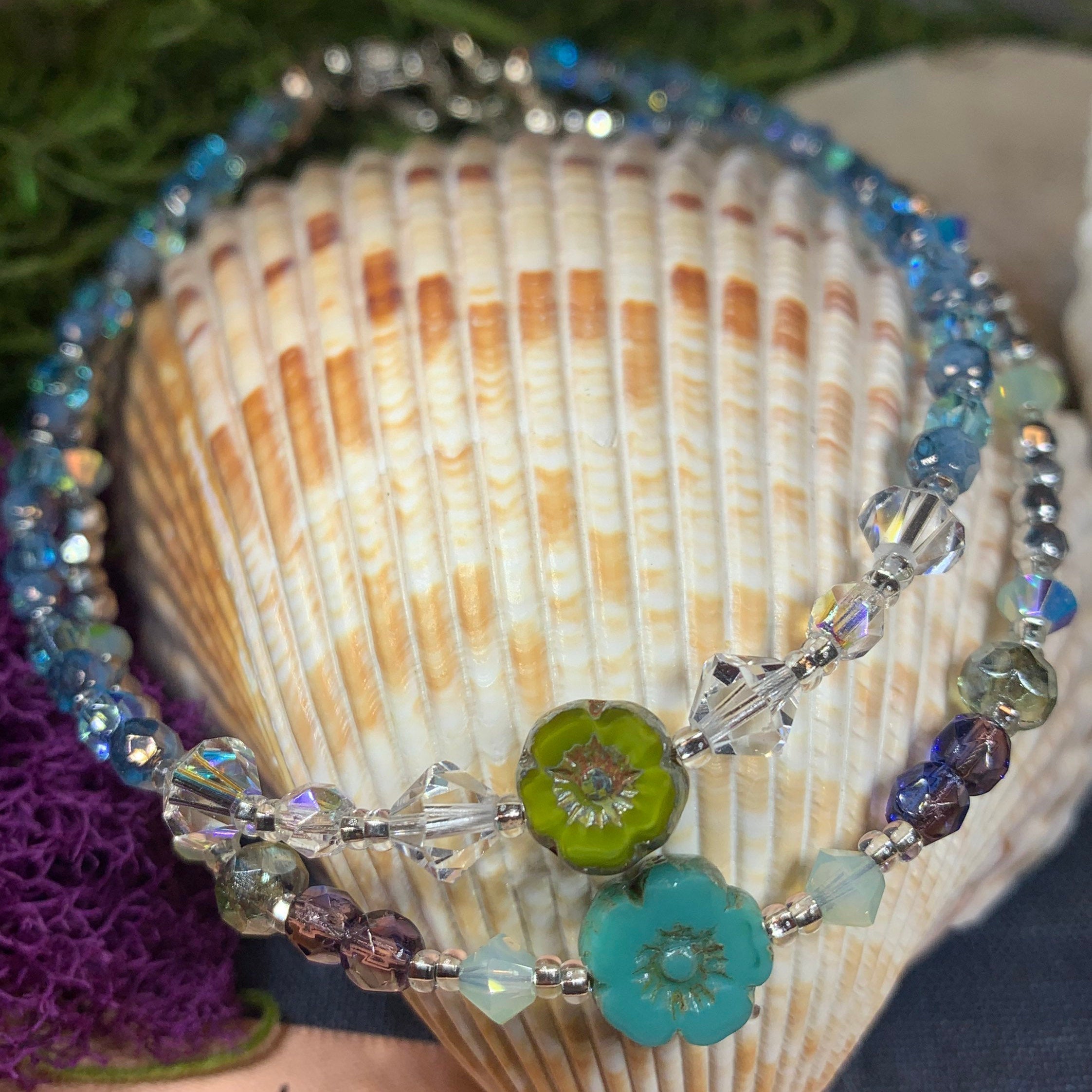 Beach Flower Ankle Bracelet