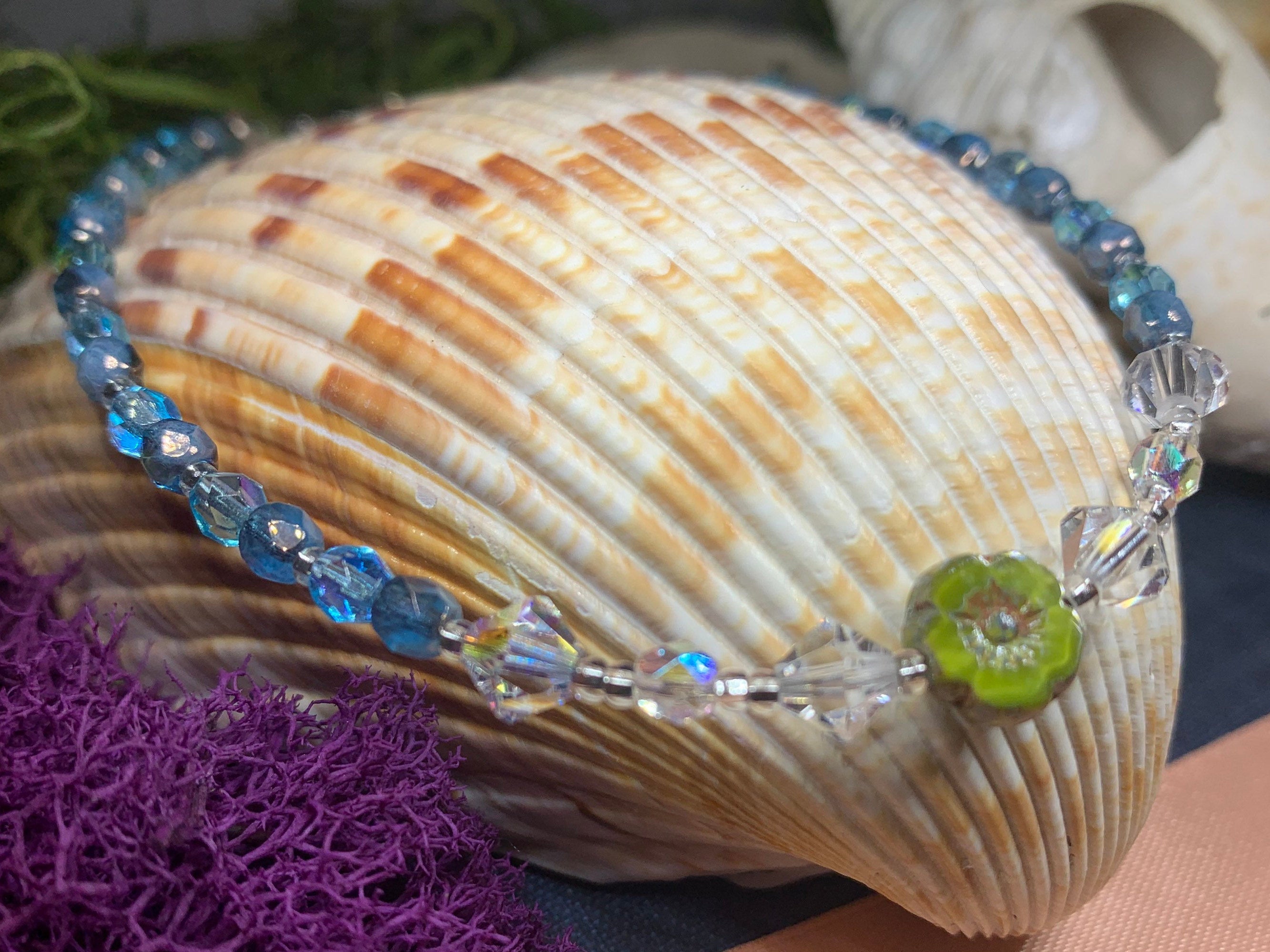 Beach Flower Ankle Bracelet