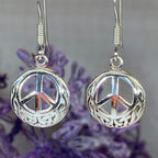 Celtic Peace Sign Earrings