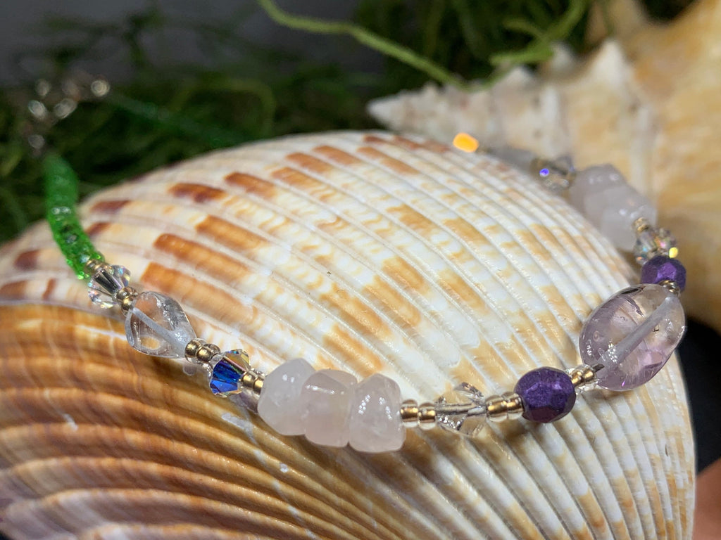 Rose Quartz Ankle Bracelet