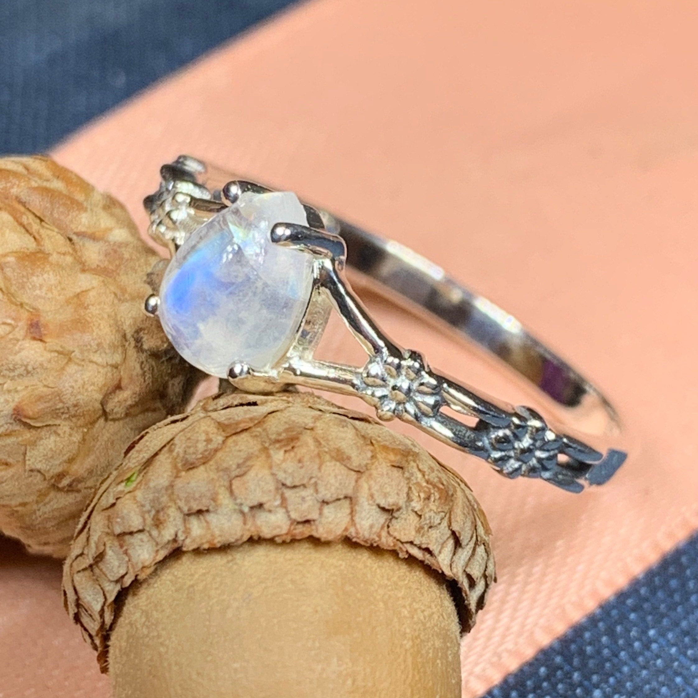 Fira Moonstone Ring