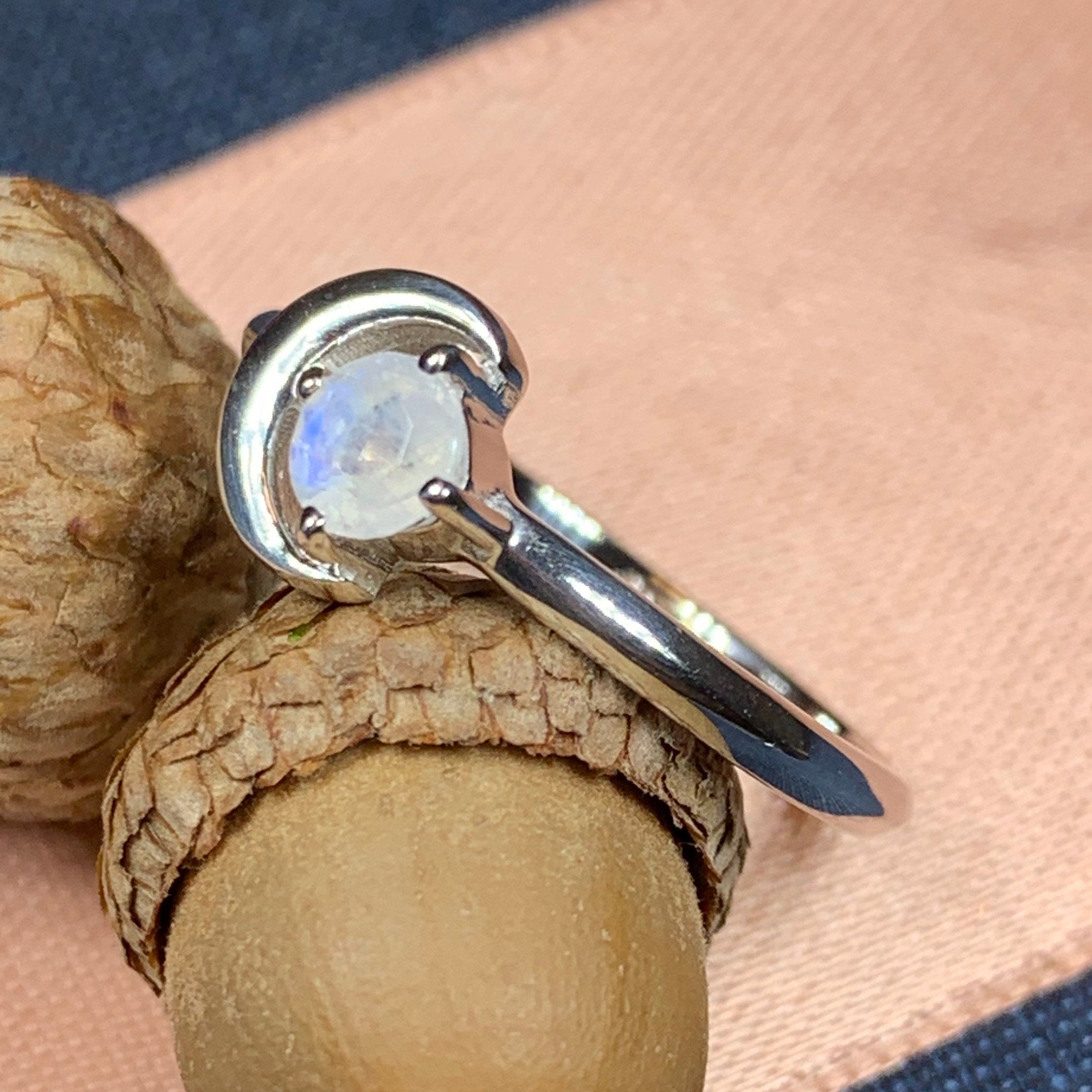 Ophelia Crescent Moon Ring