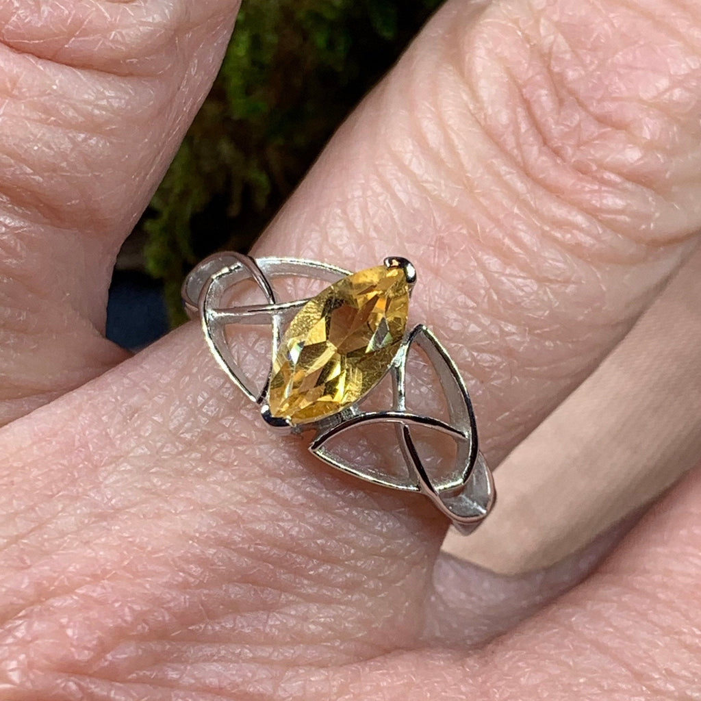 Millicent Celtic Trinity Knot Ring