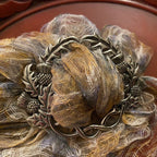 Scottish Thistle Pewter Scarf Ring