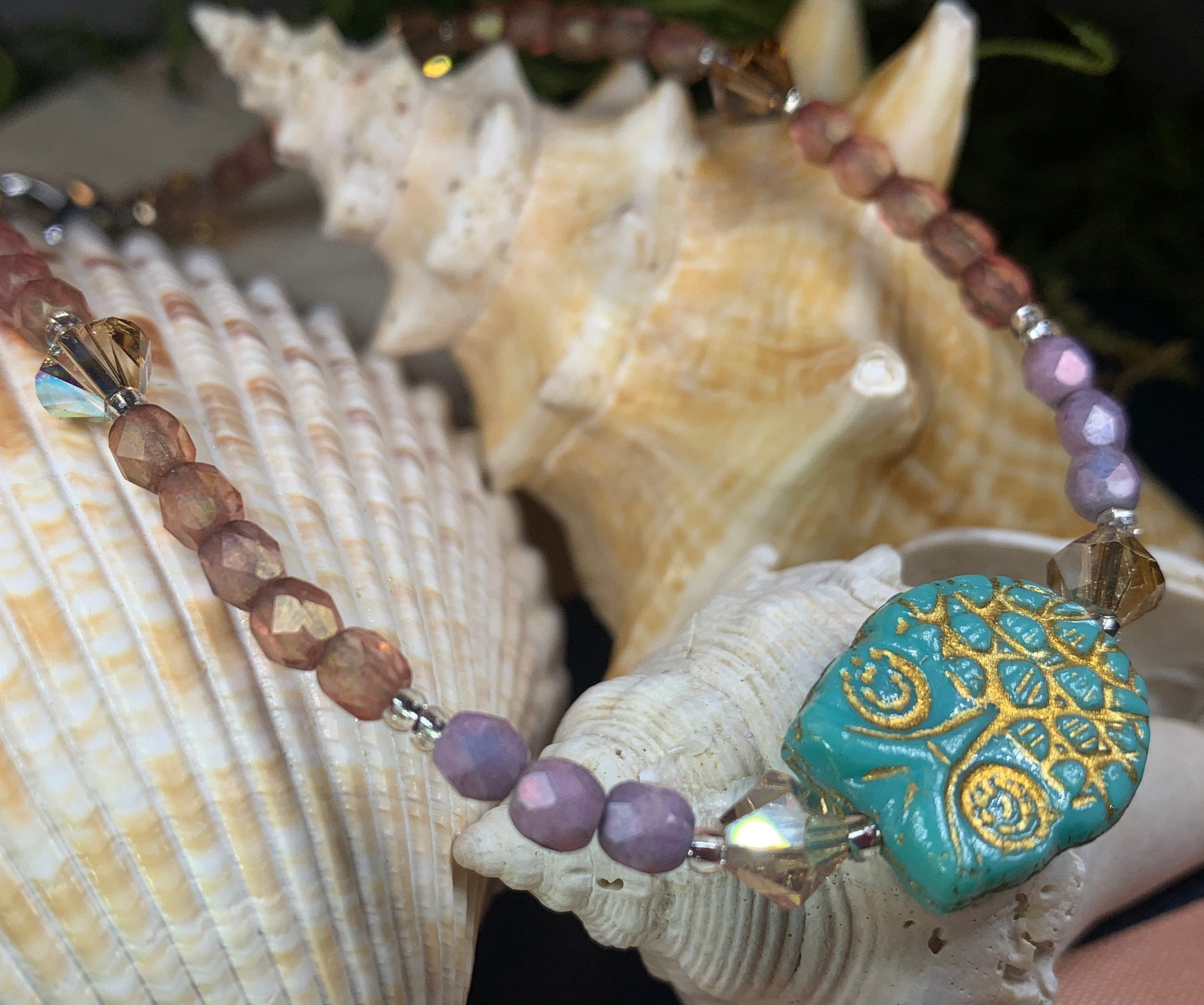 Artisan Owl Ankle Bracelet