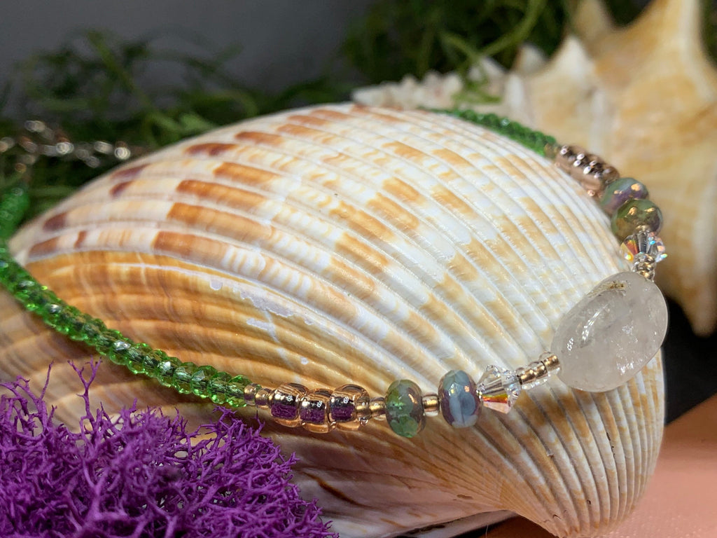 Rose Quartz Ankle Bracelet