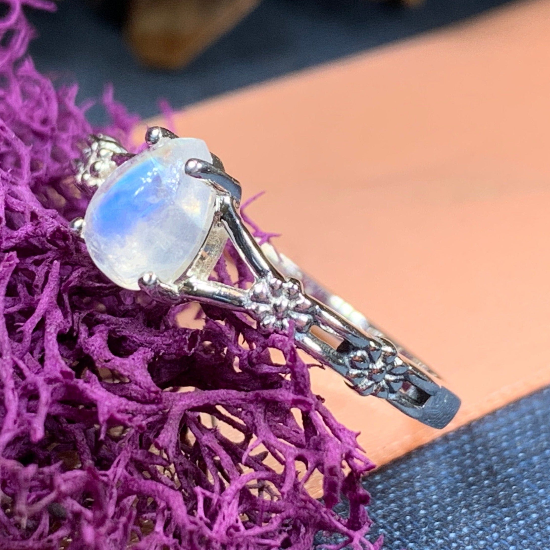 Fira Moonstone Ring