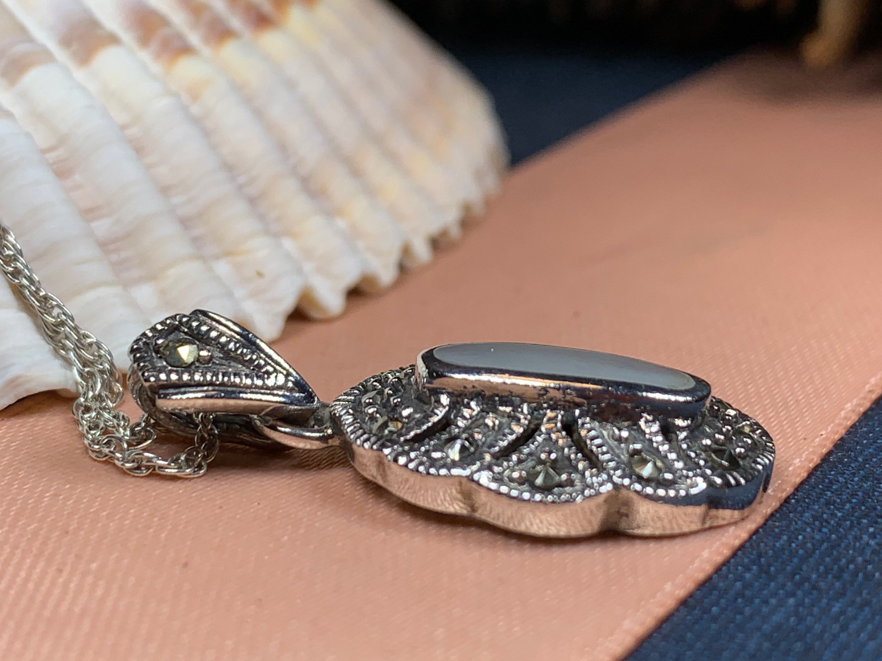 Victorian Marcasite Necklace