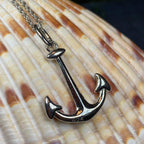 Cape May Anchor Necklace