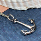 Cape May Anchor Necklace