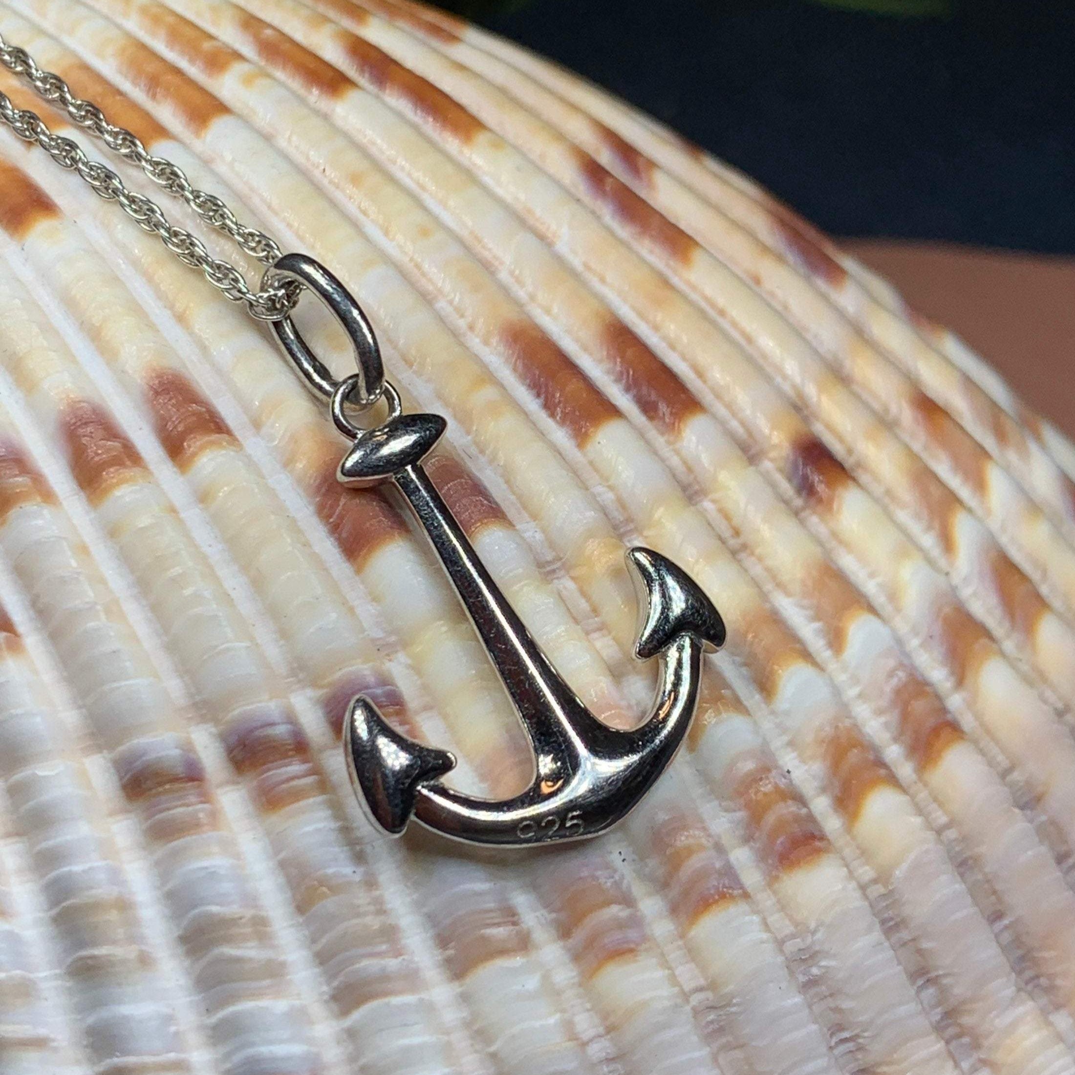 Cape May Anchor Necklace