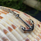 Cape May Anchor Necklace