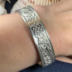 Celtic Raven Cuff Bracelet