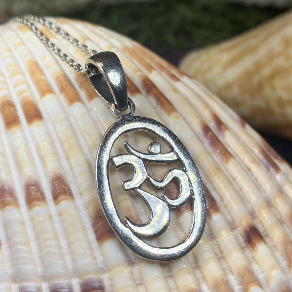 Minimalist Om Necklace