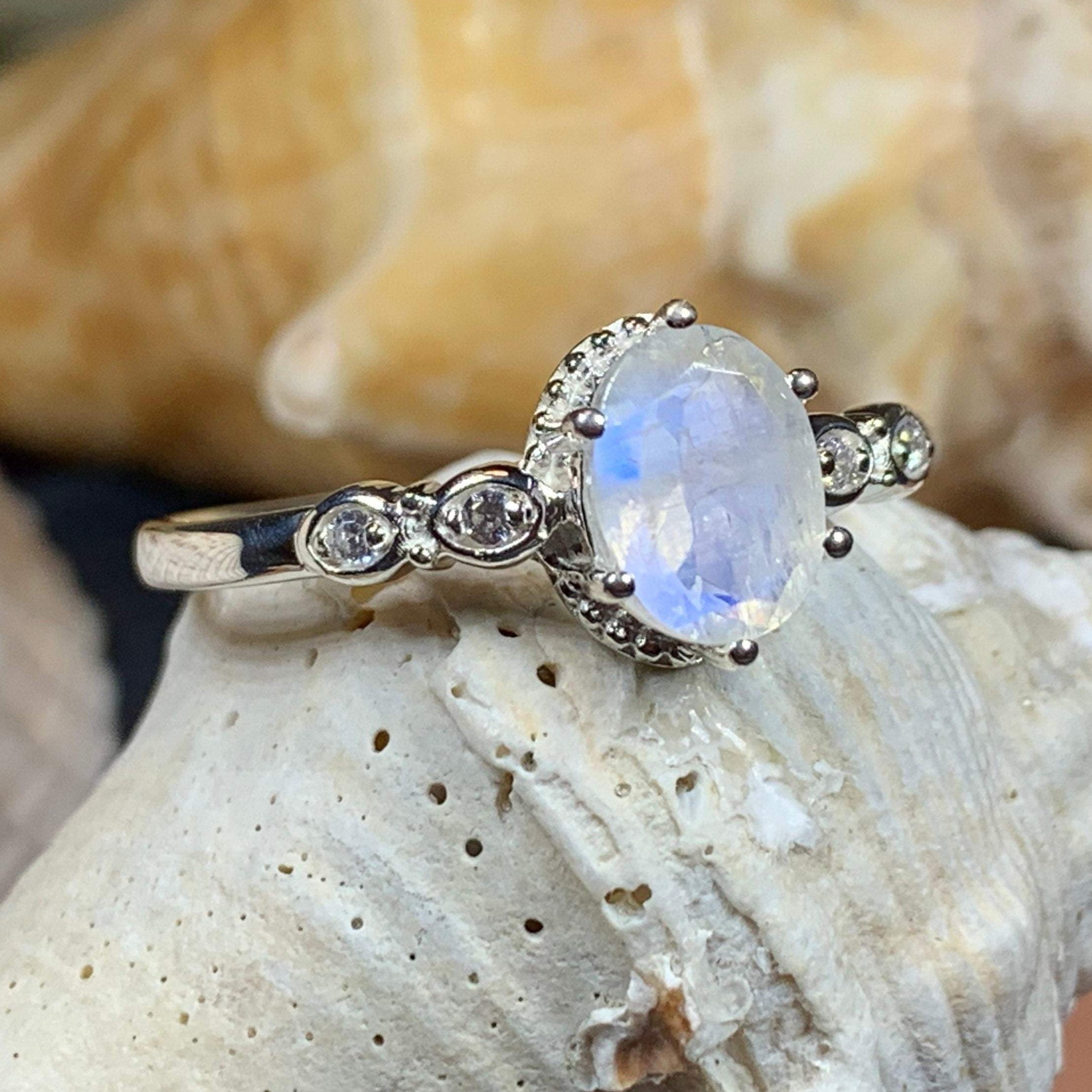Diana Moonstone Promise Ring