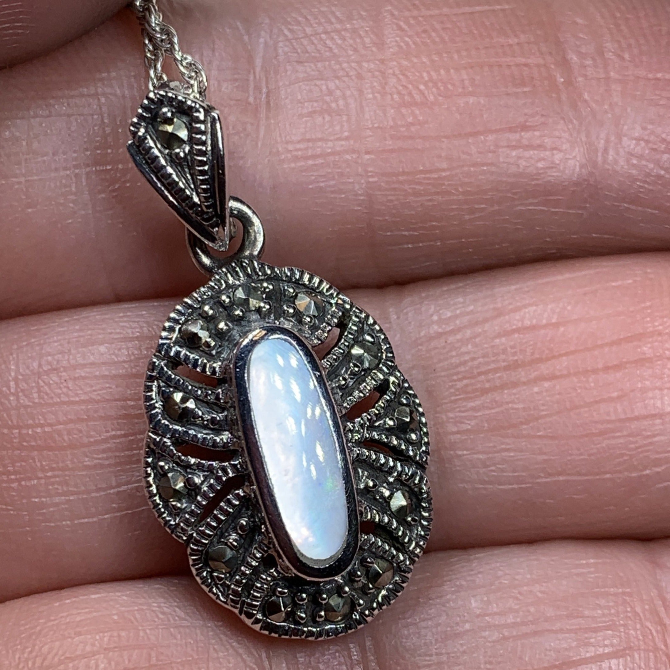 Victorian Marcasite Necklace