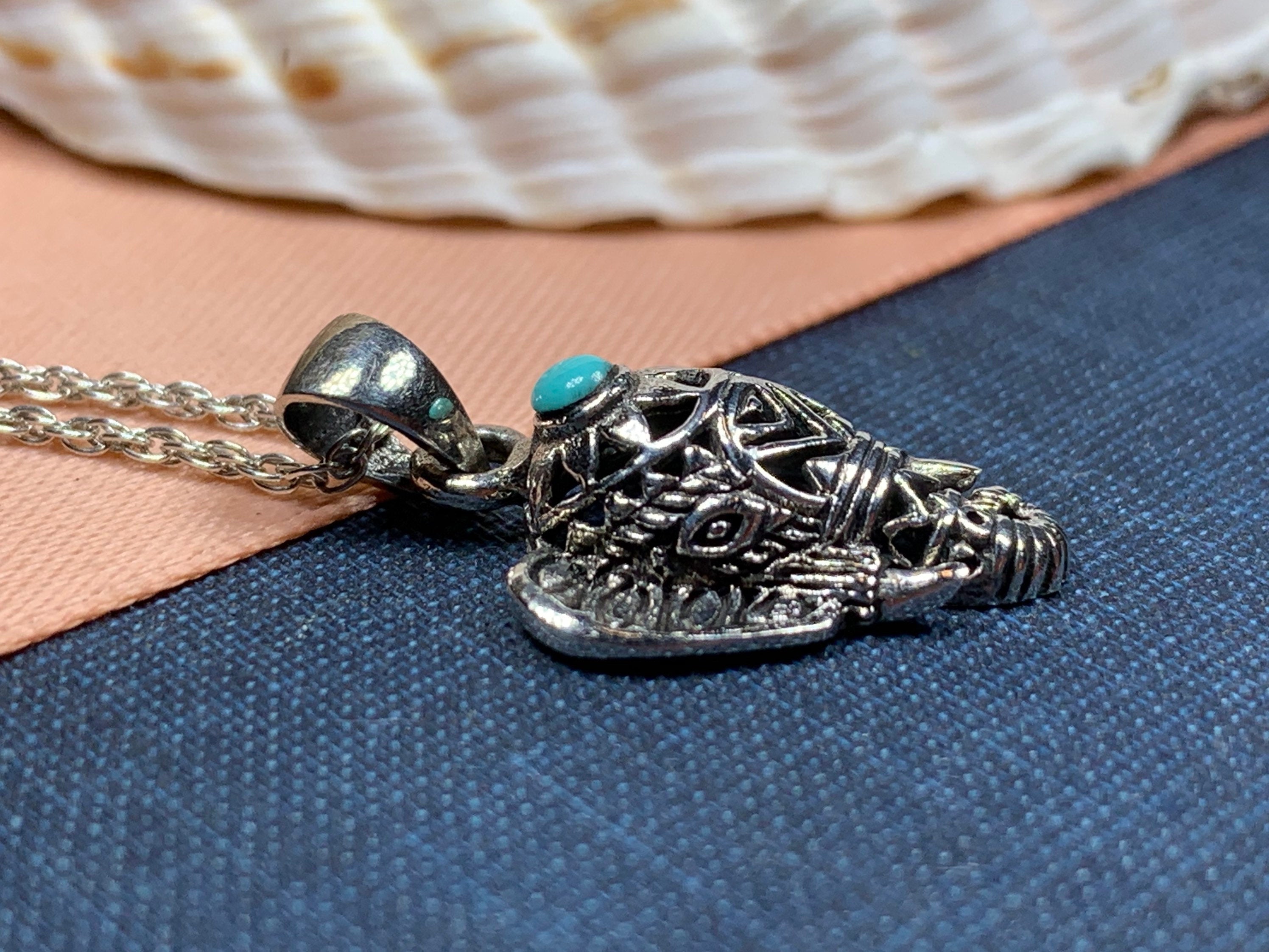 Turquoise Elephant Necklace