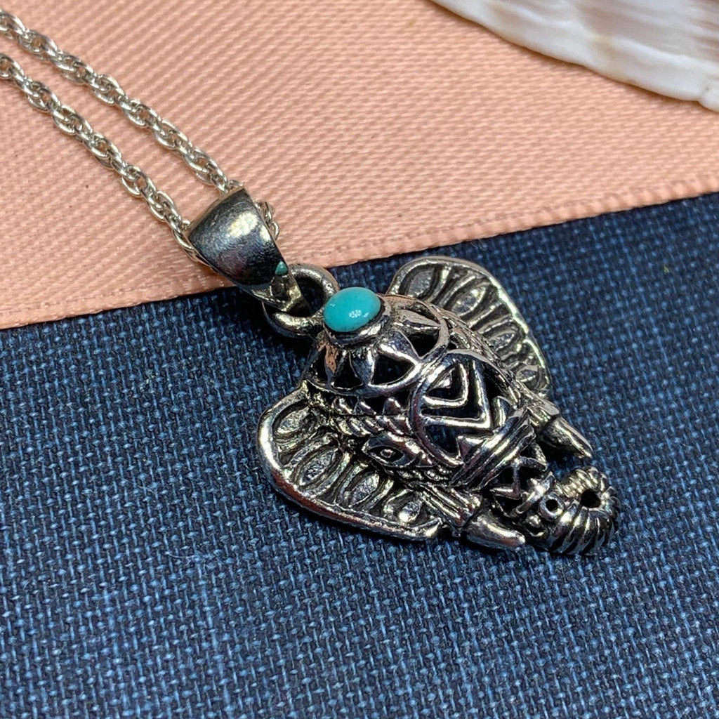 Turquoise Elephant Necklace