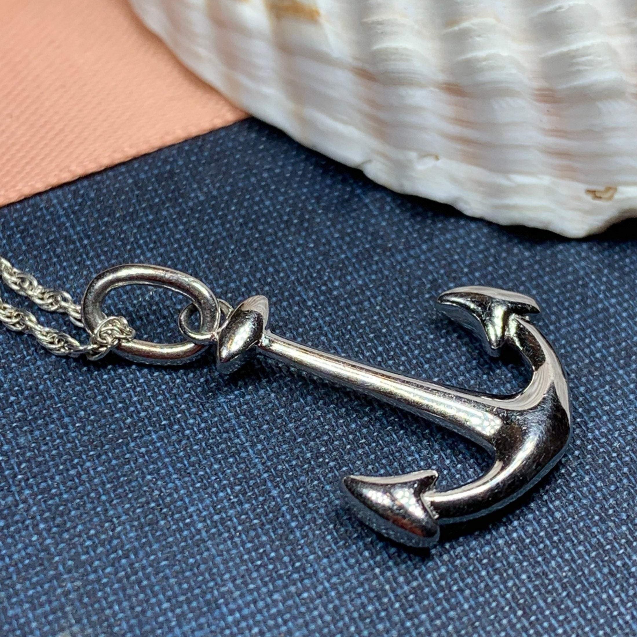 Cape May Anchor Necklace