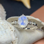 Diana Moonstone Promise Ring