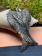 Large Angel Wings Necklace