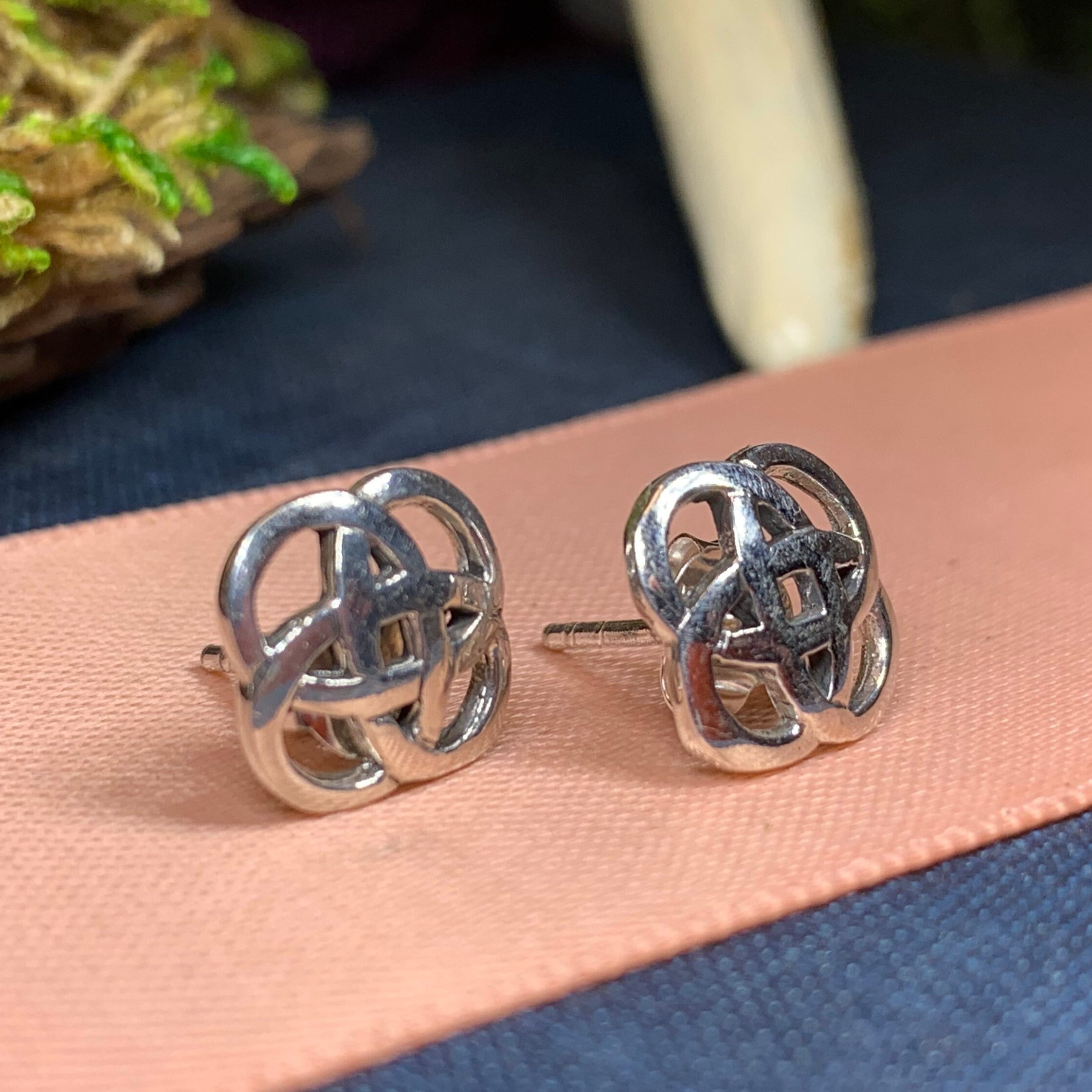 Lorna Celtic Knot Stud Earrings