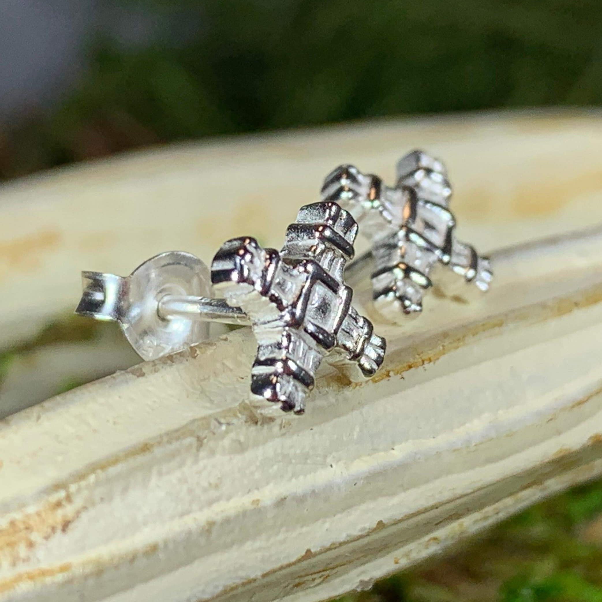 Saint Brigid's Cross Post Earrings